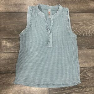 Sleeveless Women’s Mono B  Blue Top